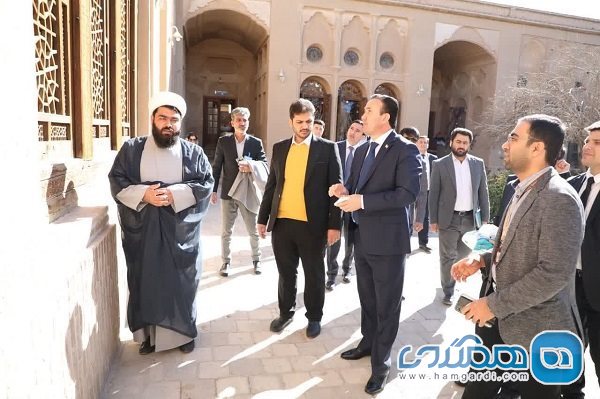 وزیر ورزش تاجیکستان از بافت تاریخی یزد و آثار باستانی این شهر بازدید کرد
