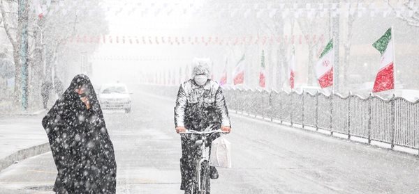 زیبایی های بارش اولین برف زمستانی در مشهد 4