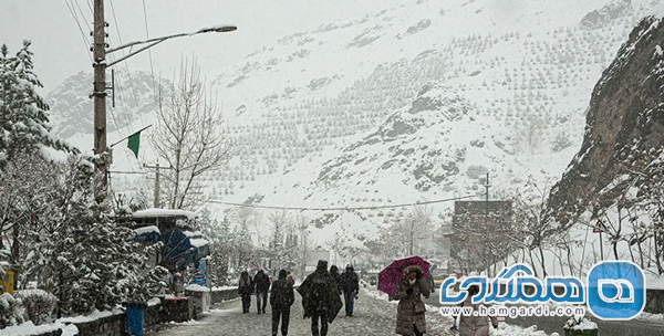 نگاهی به برف زمستانی توچال تهران