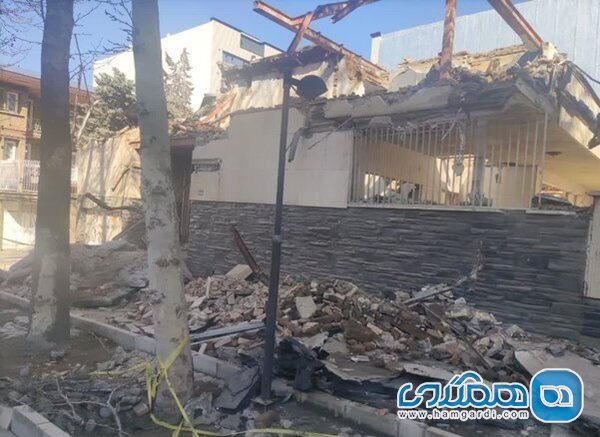 خانه اقبالیان همدان توسط مالک یا مالکان مورد تخریب شبانه قرار گرفت