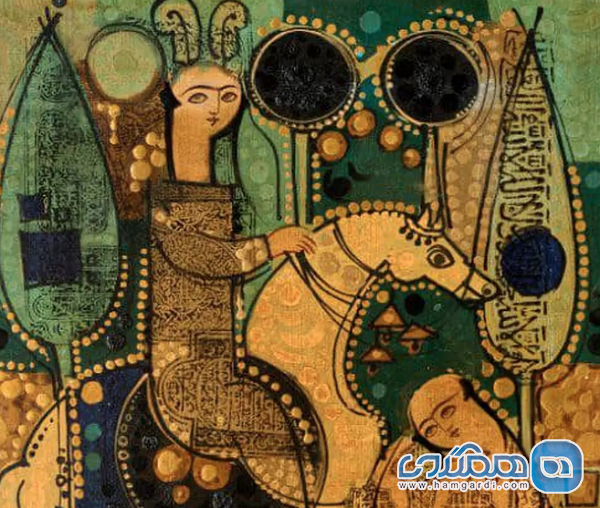 یک نقاشی بدون عنوان اثر صادق تبریزی در کریستیز پاریس فروخته شد