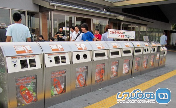 سطل آشغال در ژاپن