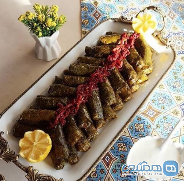 دلمه برگ مو (آذربایجان، کردستان، همدان، زنجان)
