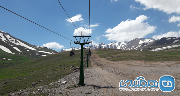 پیست اسکی آلوارس در تابستان