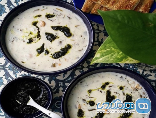 آش دوغ خوردنی