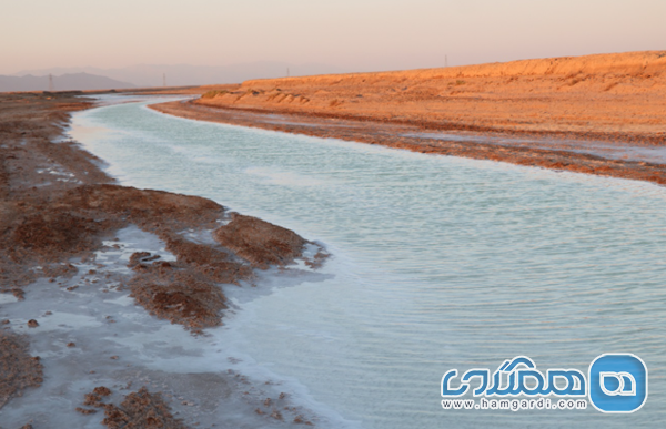 رود کال شور و دریاچه نمک