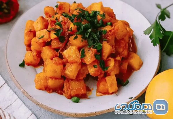 دوپیازه آلو: خوراک سریع، سالم و گیاهی شیرازی