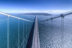 عکس منتخب نشنال جئوگرافیک | پلی عظیم به بزرگ ترین جزیره ژاپن !!
