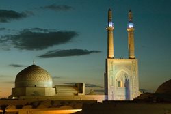 مسجد جامع یزد | بلندترین مناره ی جهان