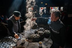 عکس منتخب نشنال جئوگرافیک | قهوه خانه چینی