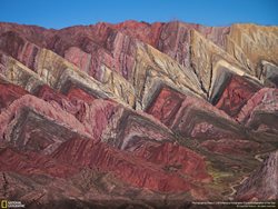 عکس منتخب نشنال جئوگرافیک | کوه های رنگارنگ
