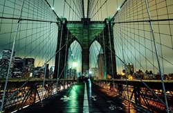 جاذبه های گردشگری محبوب که دارای بیشترین عکس و تصویر هستند | پل بروکلین Brooklyn Bridge