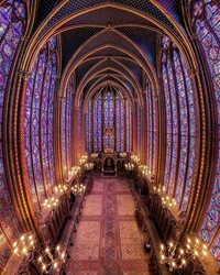 کلیسای باشکوه سنت شاپل پاریس + عکس