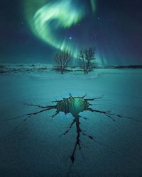 7 عکس برتر اینستاگرام از شفق قطبی طبیعت
