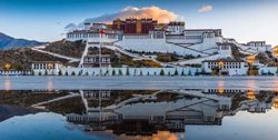 بلندترین قصر جهان در تبت + تصاویر