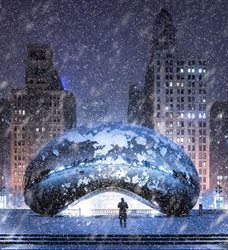 شیکاگو در زمستان حسابی دیدن دارد