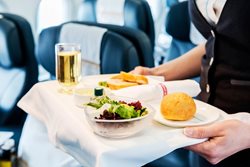 چه مواقعی برای خوردن غذا در سفر با هواپیما بهتر است؟