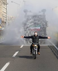 امید به شکست کرونا در خیابان های تهران + عکس