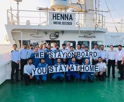 پیام دریانوردان ایرانی به شهروندان + عکسها