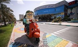 تعطیلی مراکز خرید و گردشگری در کیش + تصاویر