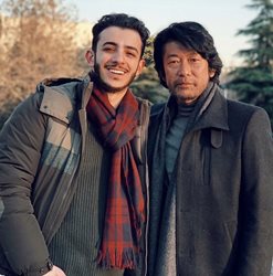 علی شادمان در کنار بازیگر ژاپنی + عکس