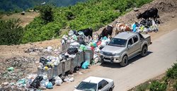 زباله، سوغات گردشگران به روستای فیلبند! + تصاویر