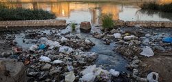 مشکلات زیست محیطی رودخانه شاوور + عکسها