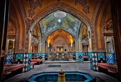 حمام سلطان امیراحمد کاشان؛ بنایی شگفت انگیز با معماری بی نظیر