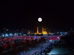 تصاویری زیبا از گنبد حرم حضرت عباس (ع)