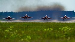 تمرینات جنگنده های روسی + عکسها