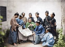 تصاویر رنگی جالب از جنگجویان سامورایی