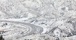 تصاویری زیبا از مشهد برفی