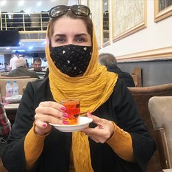 لذت فریبا کوثری از خوردن یک استکان چای + عکس