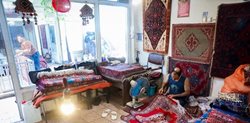 کسادی بازار فرش مشهد + عکسها