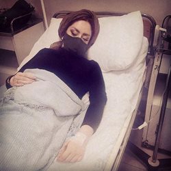 ماندانا سوری در بیمارستان بستری شد + عکس