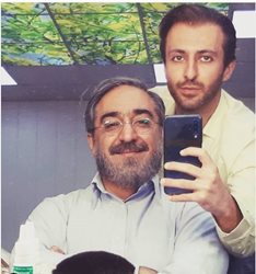 حسام محمودی در کنار همکار درجه یکش + عکس