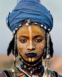 شمایل عجیب زنی اهل قبیله ای در نیجر + عکس