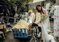 جشن عروسی زوج بی خانمان پس از 24 سال + عکسها