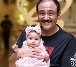سلفی مهران غفوریان با دخترش هانا