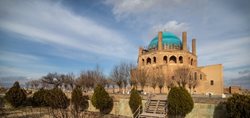 بزرگترین گنبد آجری جهان در زنجان + عکسها