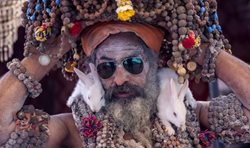 شمایل عجیب یک راهب هندی + عکس