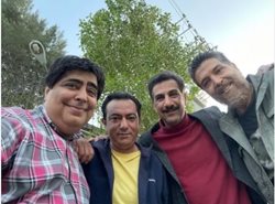 محمدرضا هدایتی و رضا شفیعی جم در سریال اسپینجر + عکس