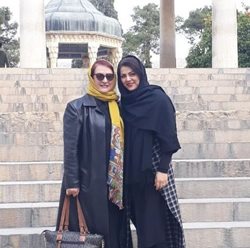 مریم امیرجلالی و رفیق شیرازی اش + عکس
