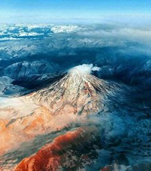 جلوه ای باشکوه از قله دماوند + عکس