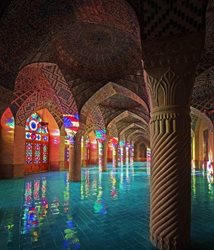 شبستان زیبای مسجد نصیرالملک + عکس