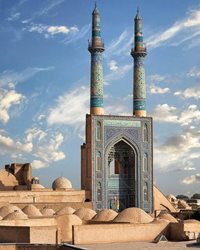 نمایی از مسجد جامع یزد + عکس
