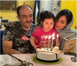 تولد ساده مهران غفوریان در کنار همسر و فرزندش + عکس