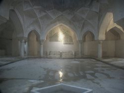 اتمام مرمت قسمت های آسیب دیده سقف حمام تاریخی گلشن لاهیجان