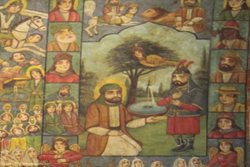 نقاشی قهوه خانه ای موزه سمنان و داستان هایی که دارد