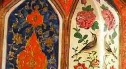 نقاشی گل و مرغ در آثار تاریخی کاشان